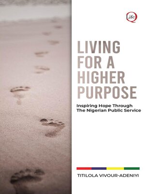cover image of LIVING for a HIGHER PURPOSE